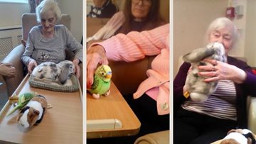 Greater Manchester Residents enjoy pet sensory